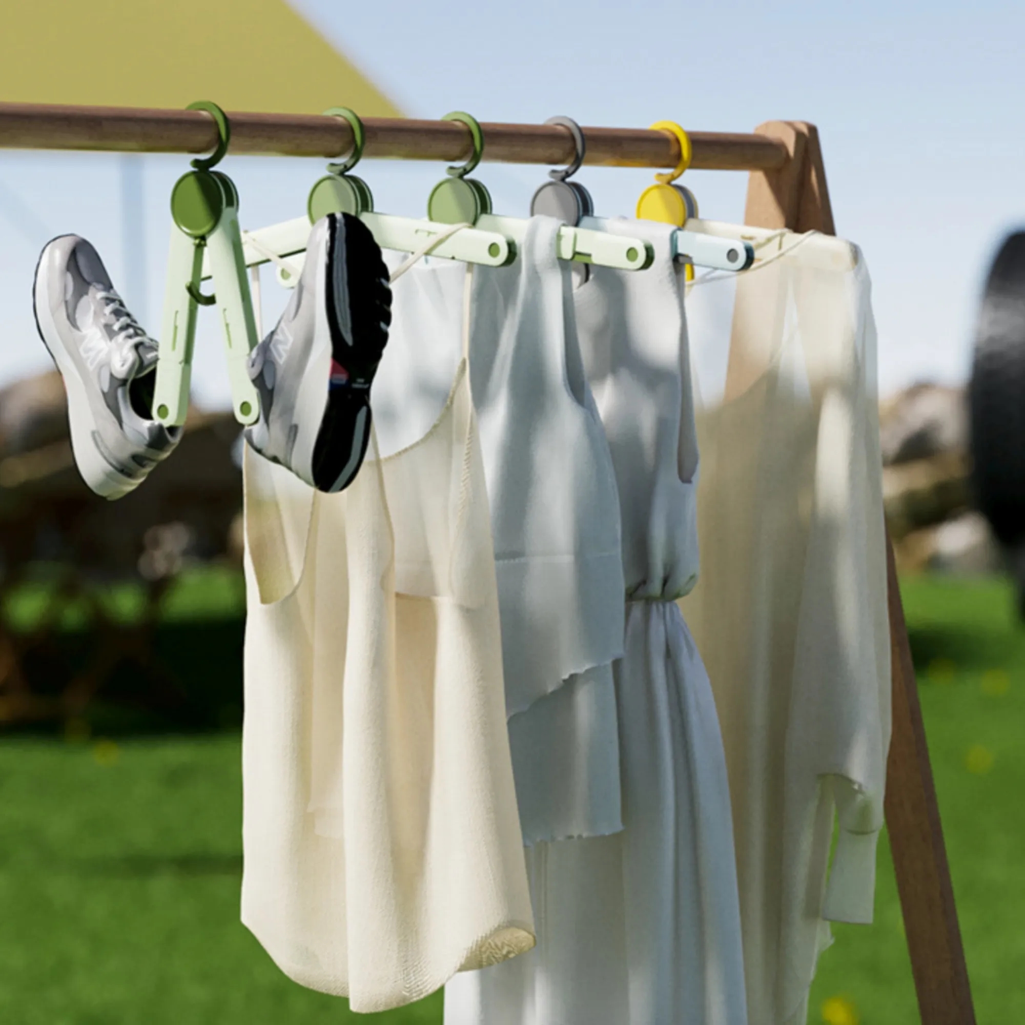 Foldable Multipurpose Hanger - Ideal for Travel 2