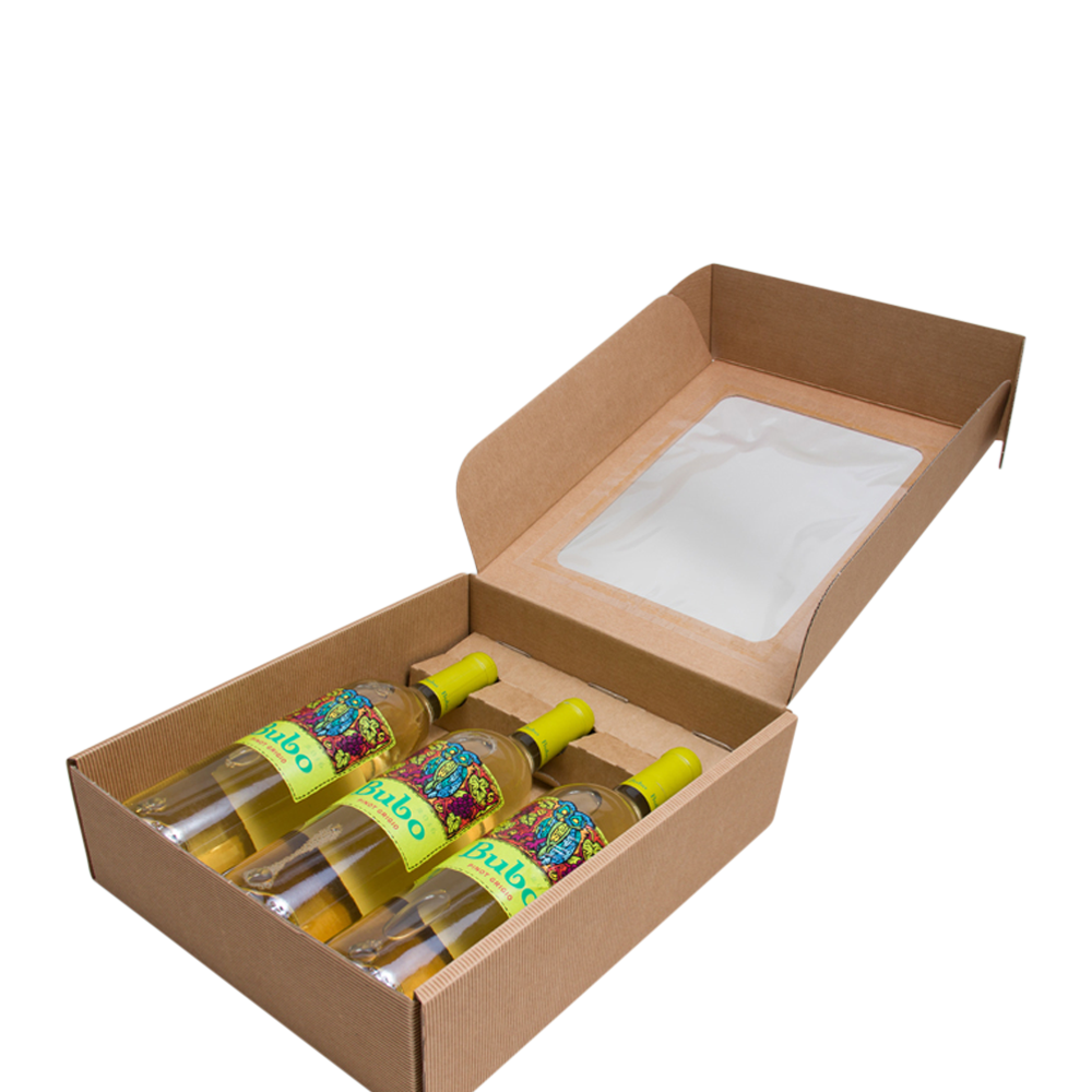 3-Bottle Wine Gift Box 12
