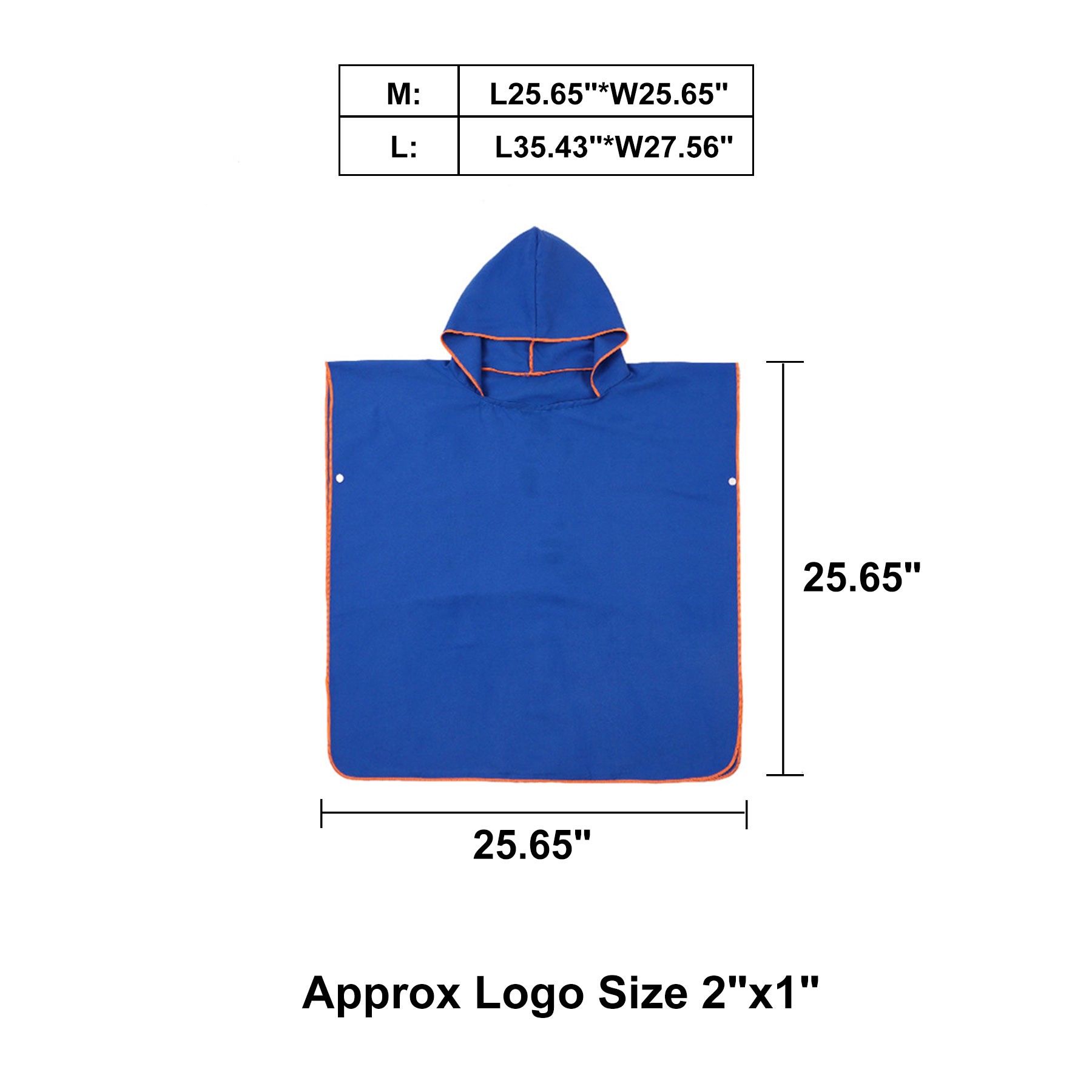 Hooded Kids Beach Towel Poncho 2