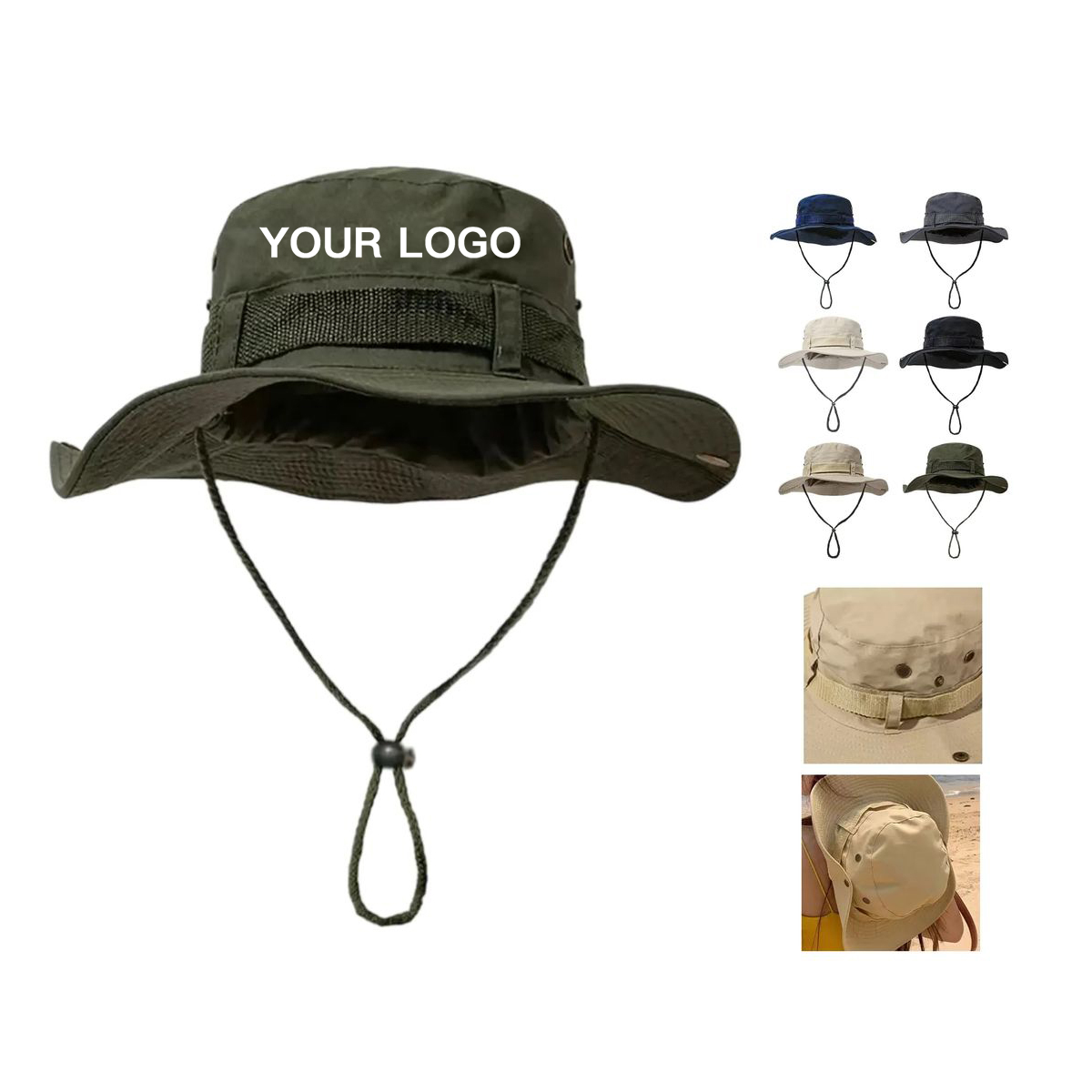 Polyester Windproof Outdoor Hat 3