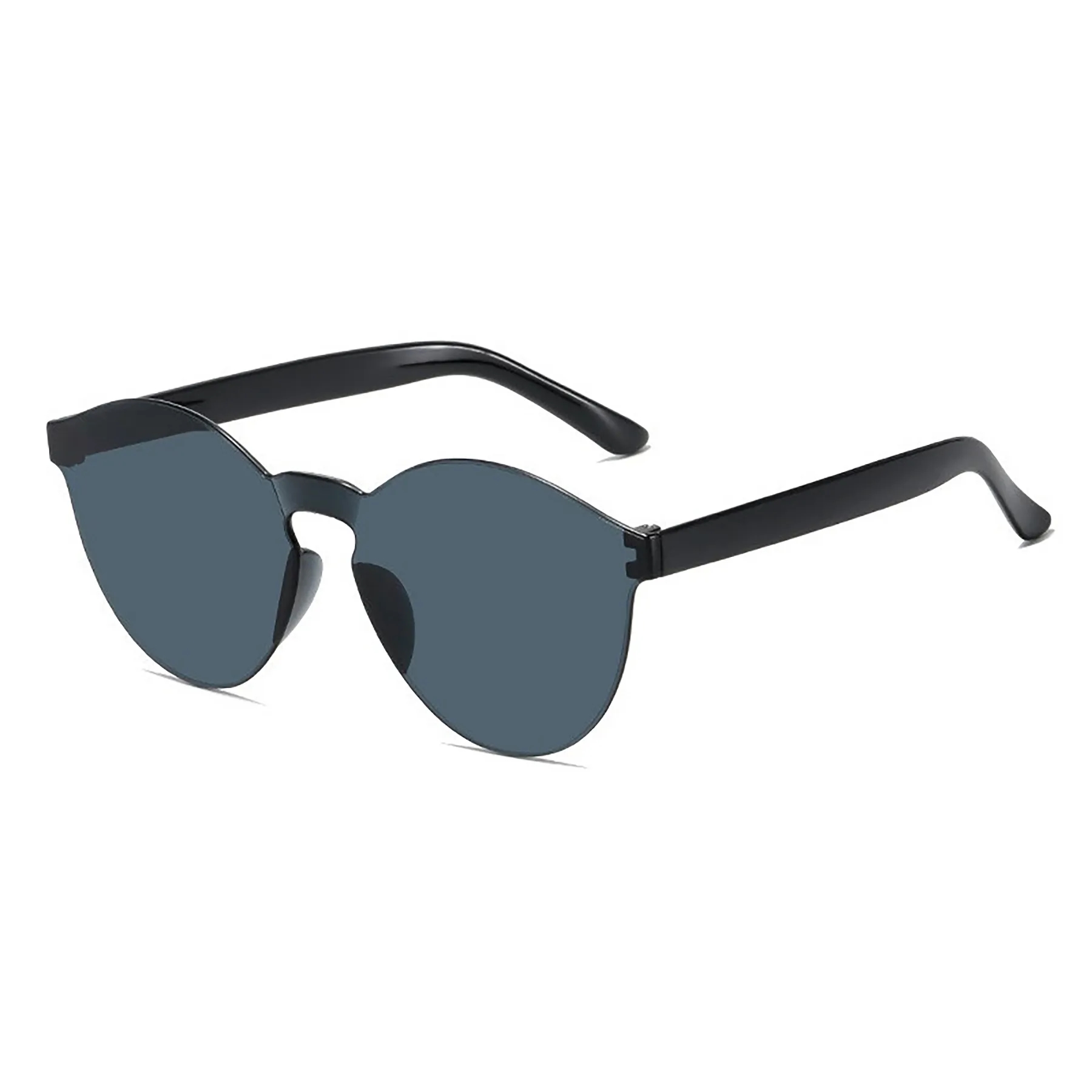 Round Rimless Sunglasses 4