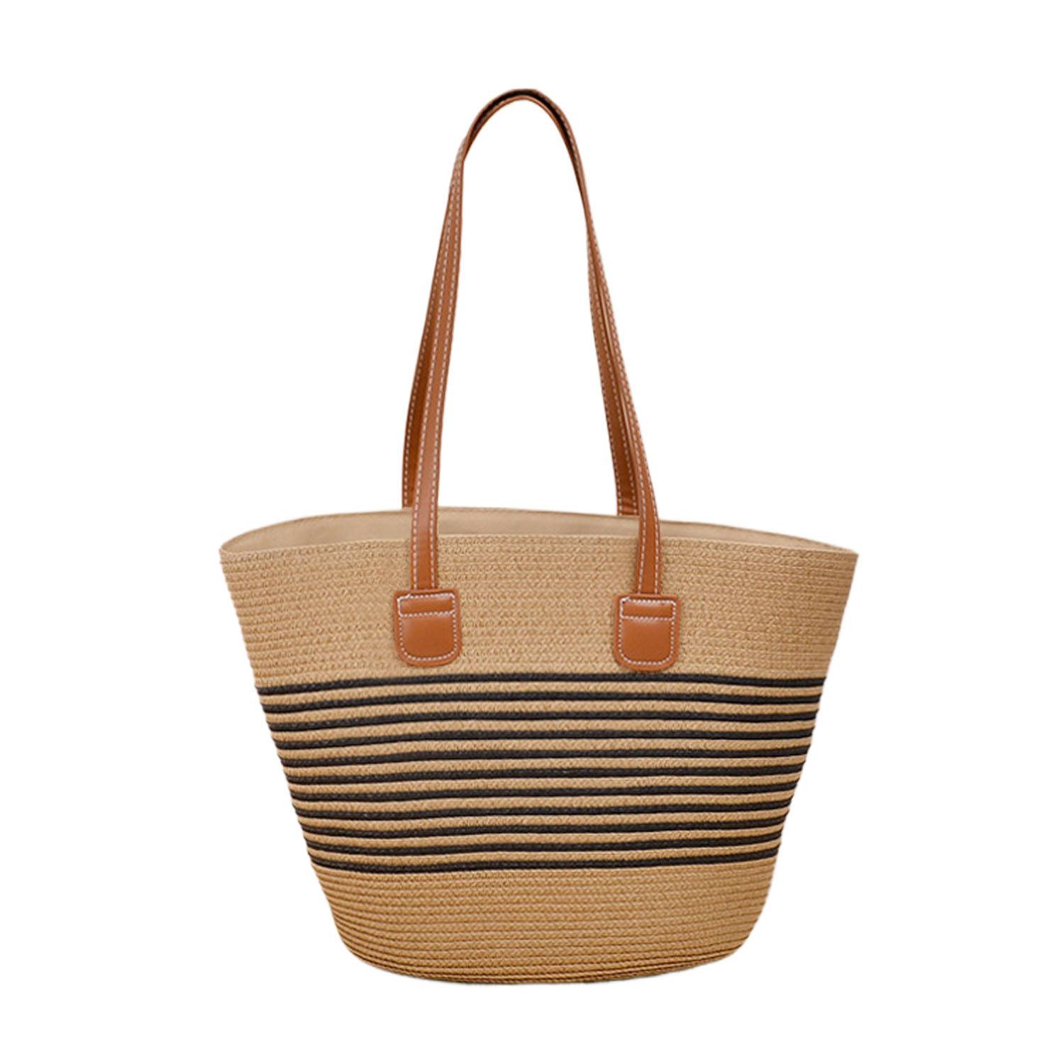 Straw Beach Tote Bag 2