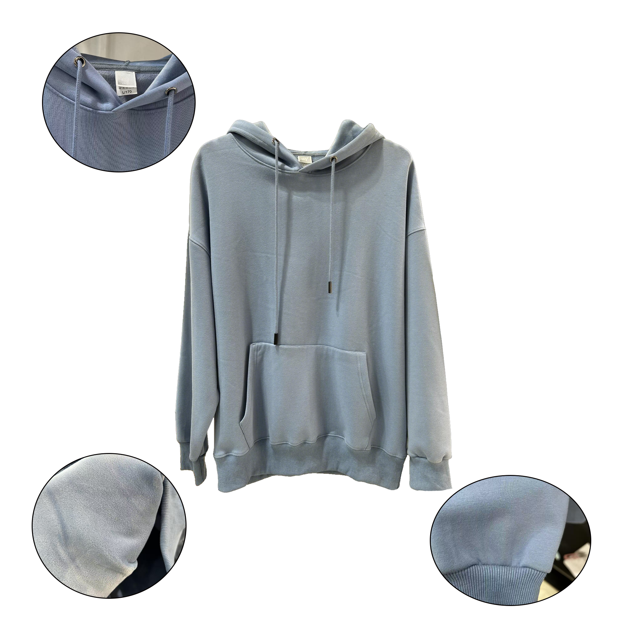 Customizable Fleece Lined Pullover Hoodie, custom hoodie or sweatshirt with logo imprint 4