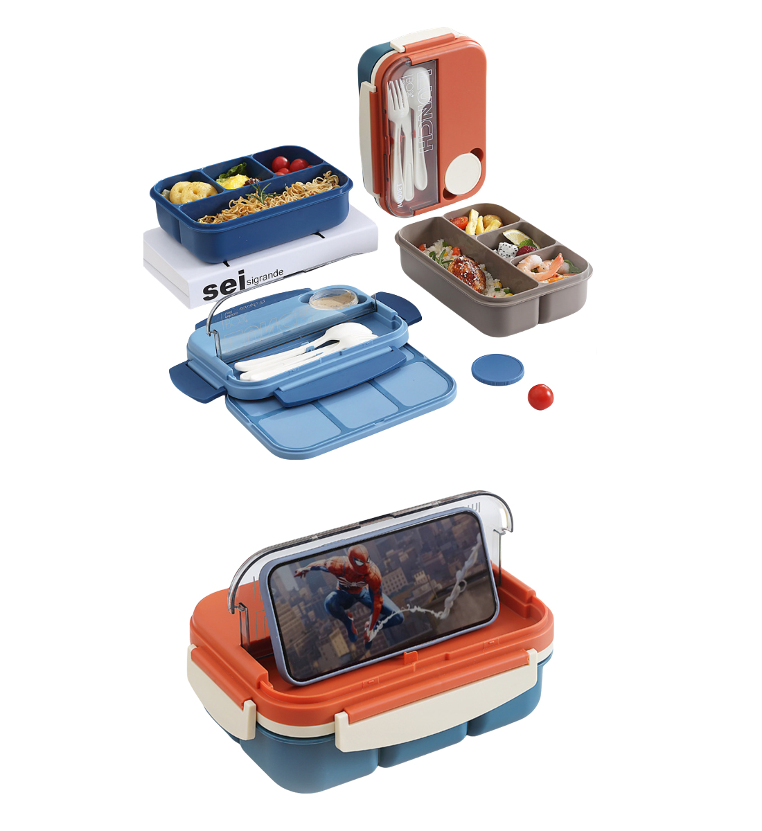 Large Capacity PP Lunch Box 1