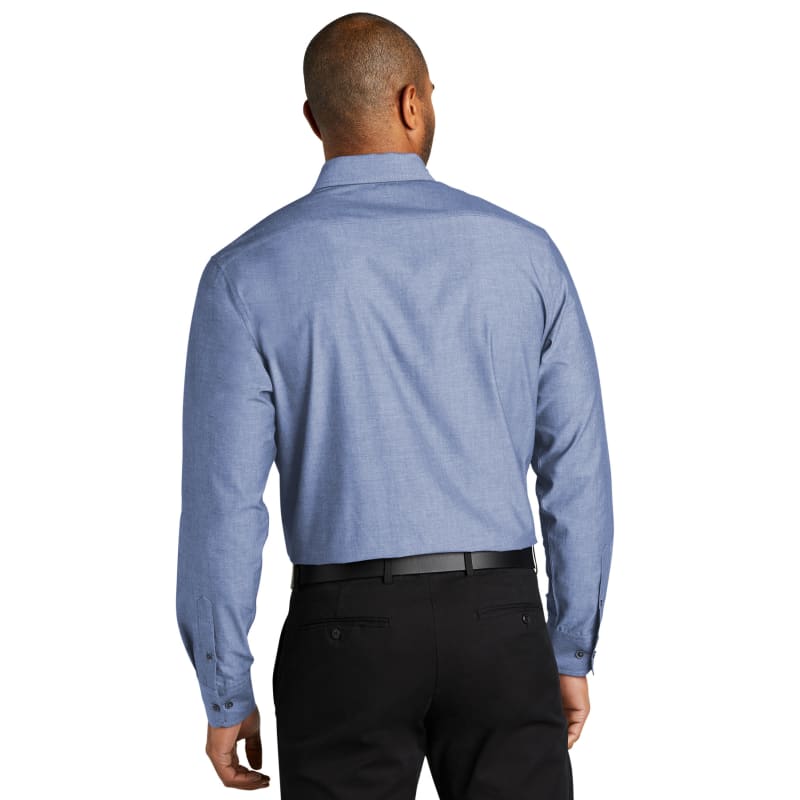 Port Authority Long Sleeve Chambray Easy Care Shirt 8