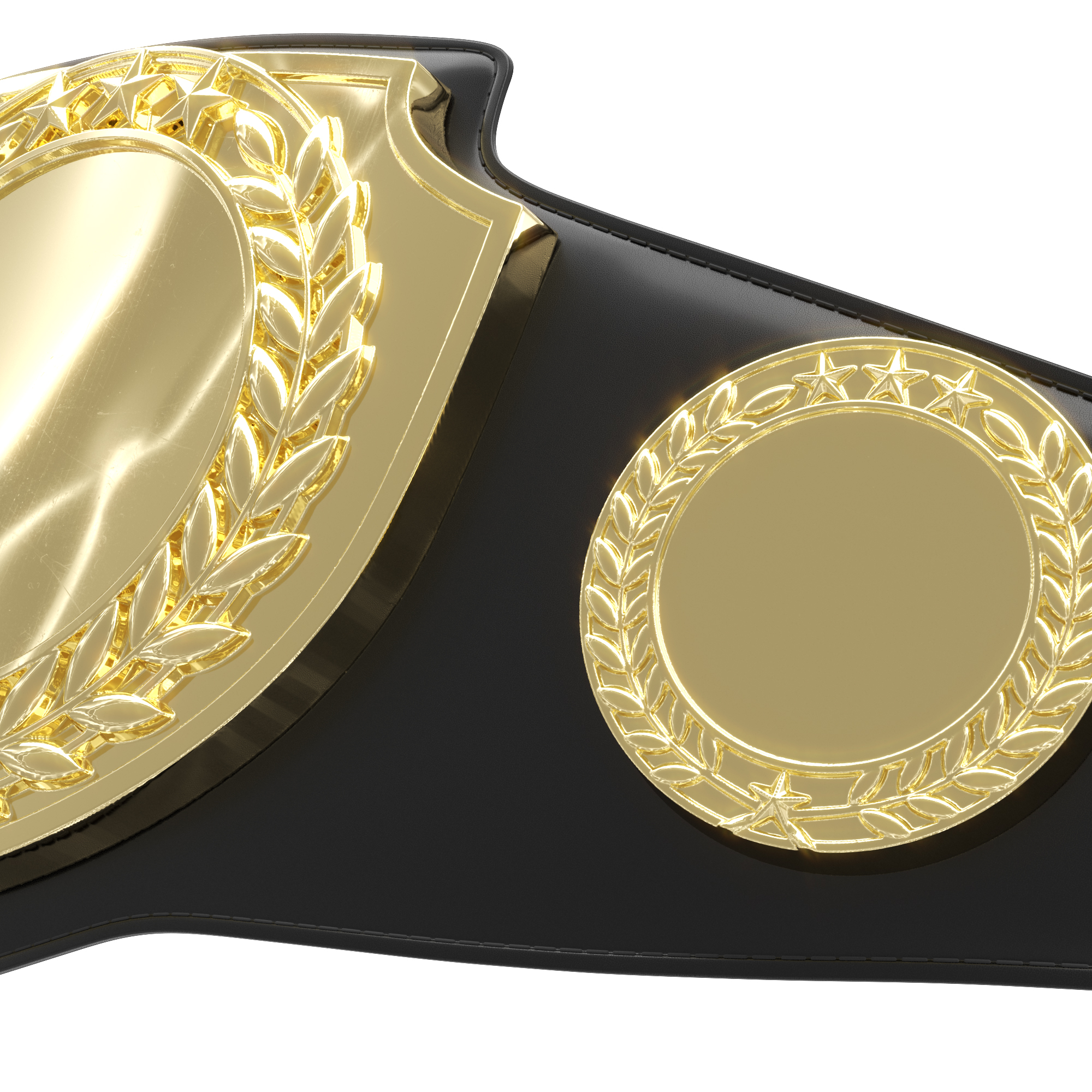 Express Vibraprint® Bright Champion Award Shield Belt 26