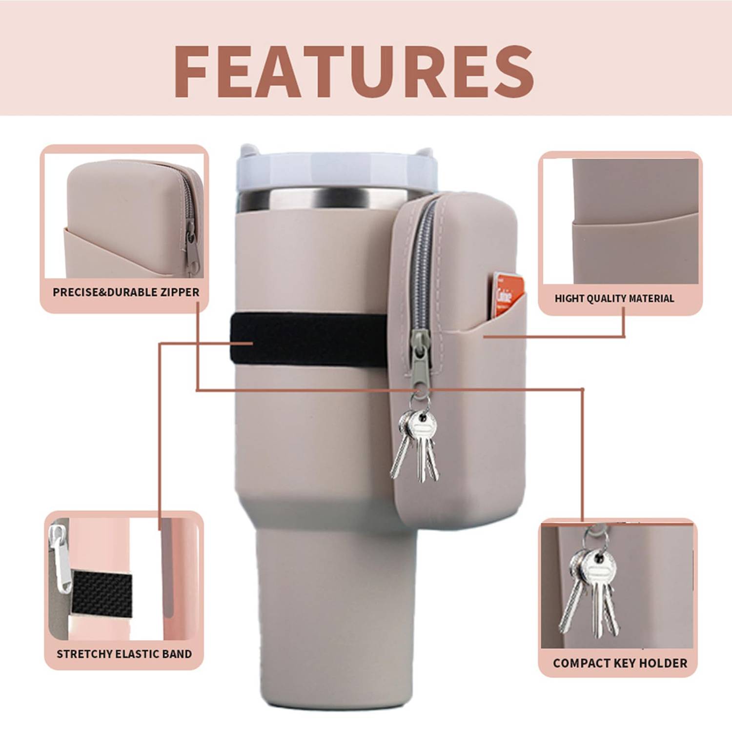 Silicone Water Bottle Pouch For Tumbler 4