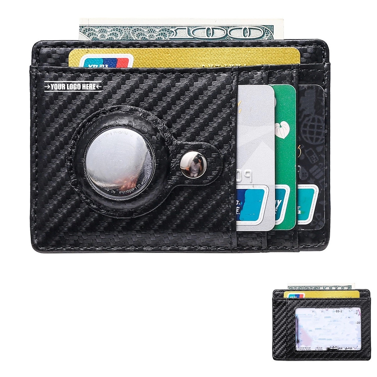 Multi-Function Magnetic tag Tracker Card Bag Wallet 1