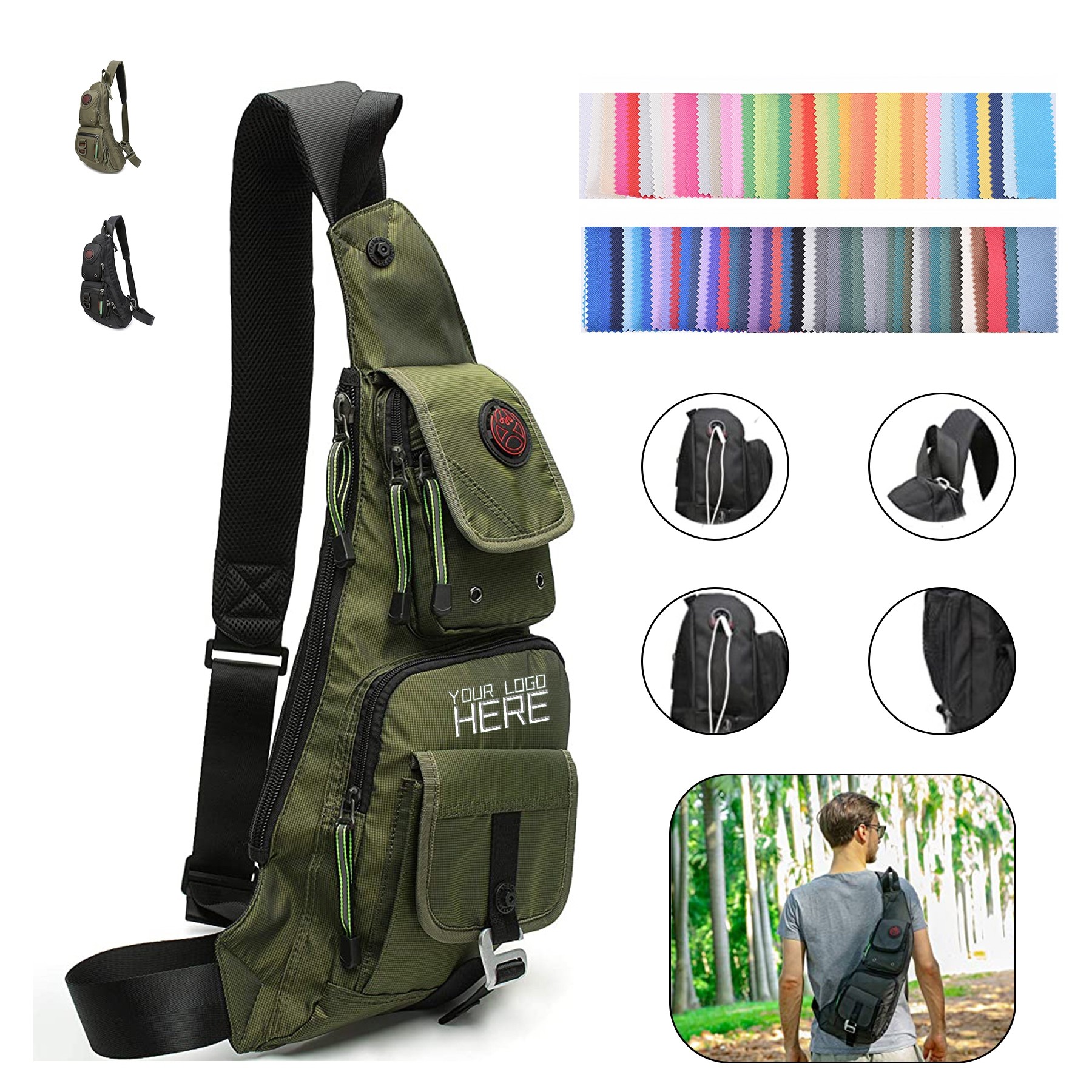 Chest Shoulder Backpack
