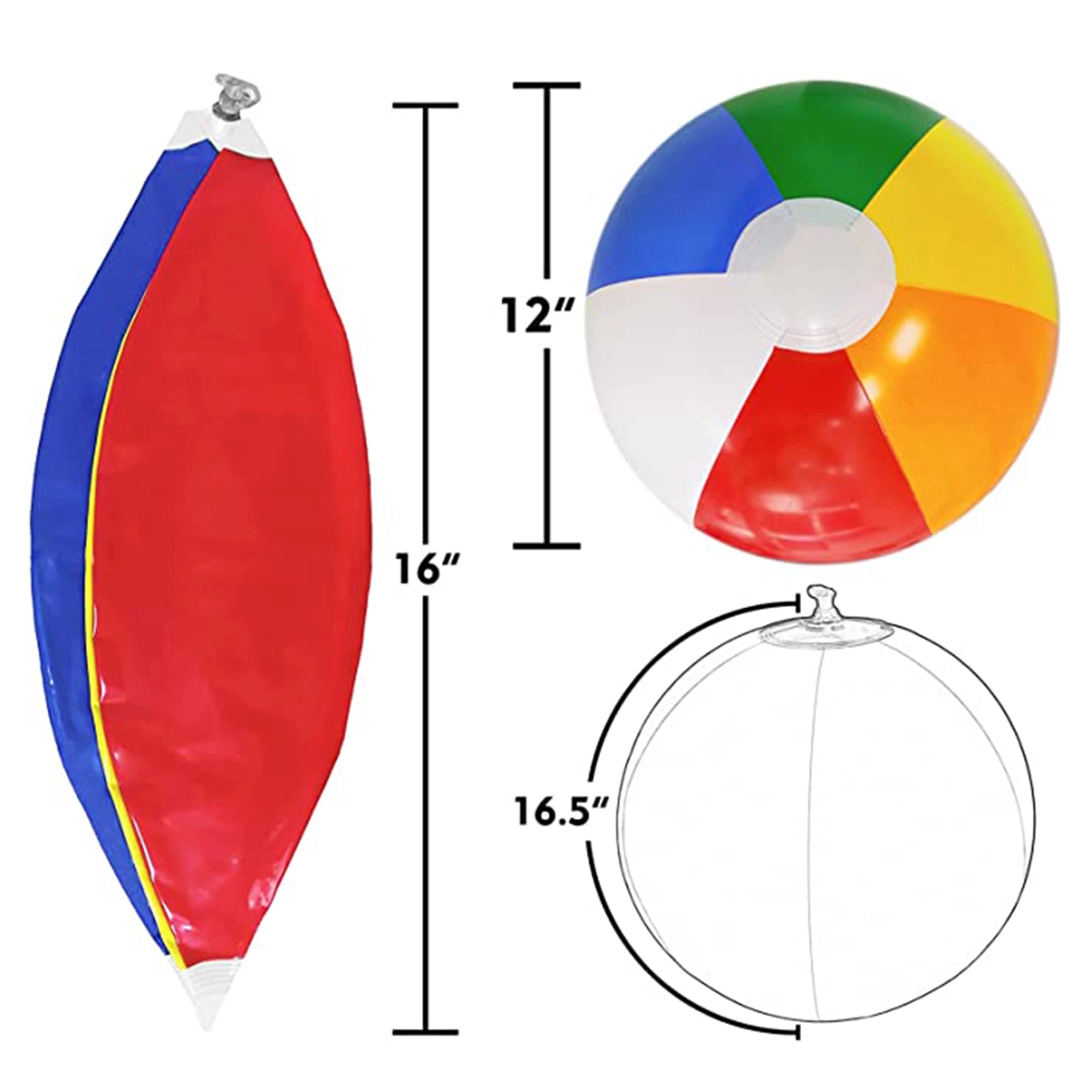 12" Inflatable Beach Ball 1