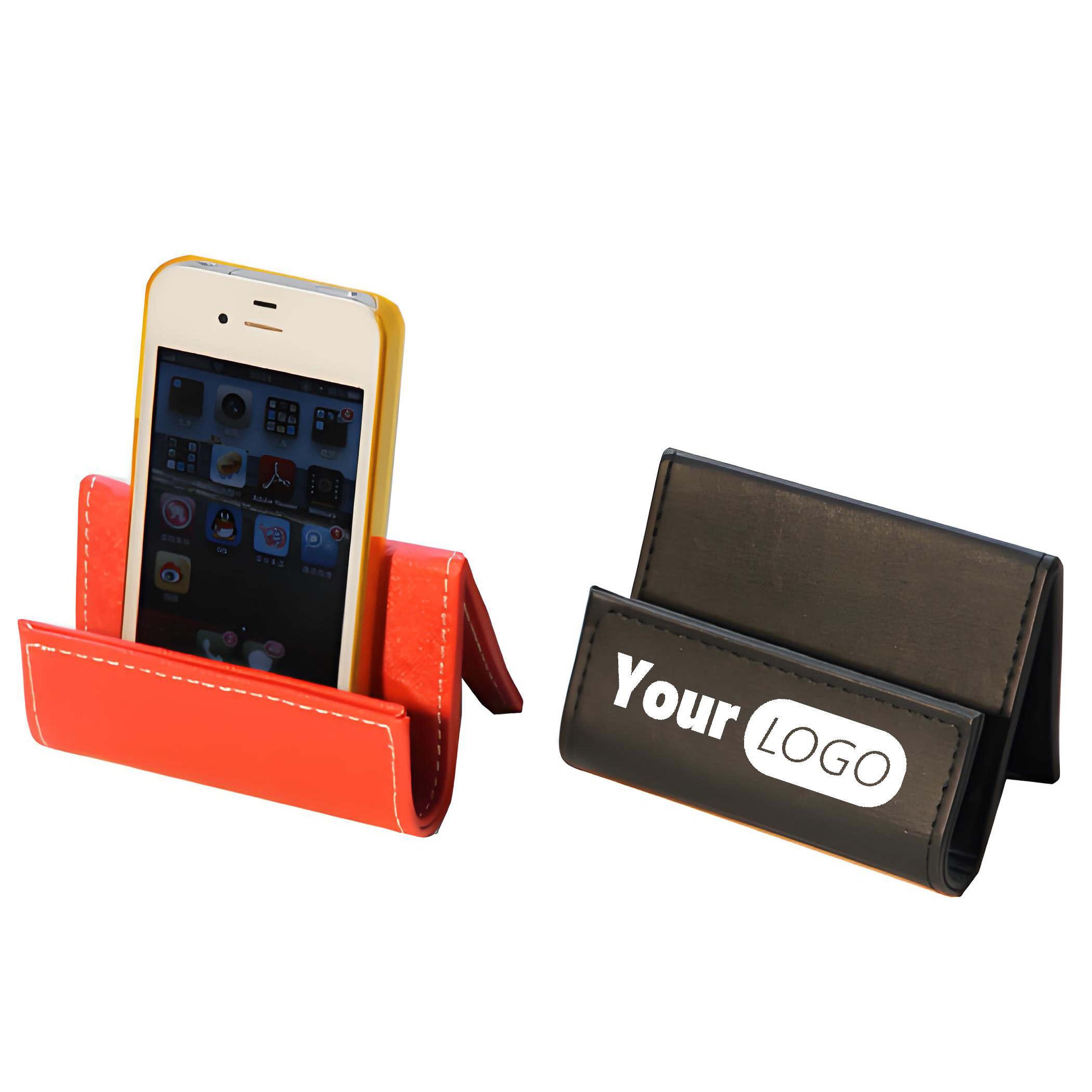 PU Leatherette Phone Stand Holder 3
