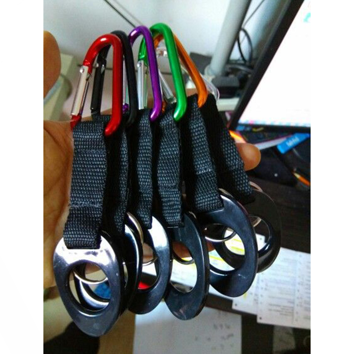 Carabiner Hook Water Bottle Buckle Mountaineering Camping 4