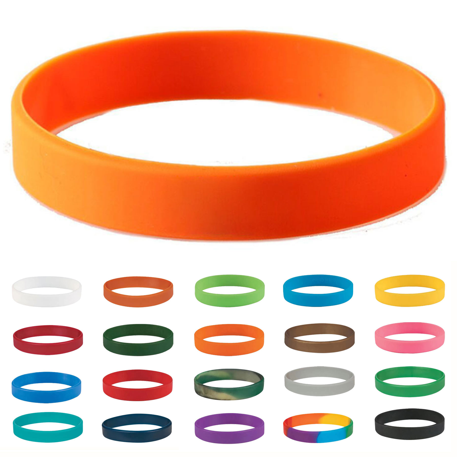 Single Color Silicone Bracelet 1