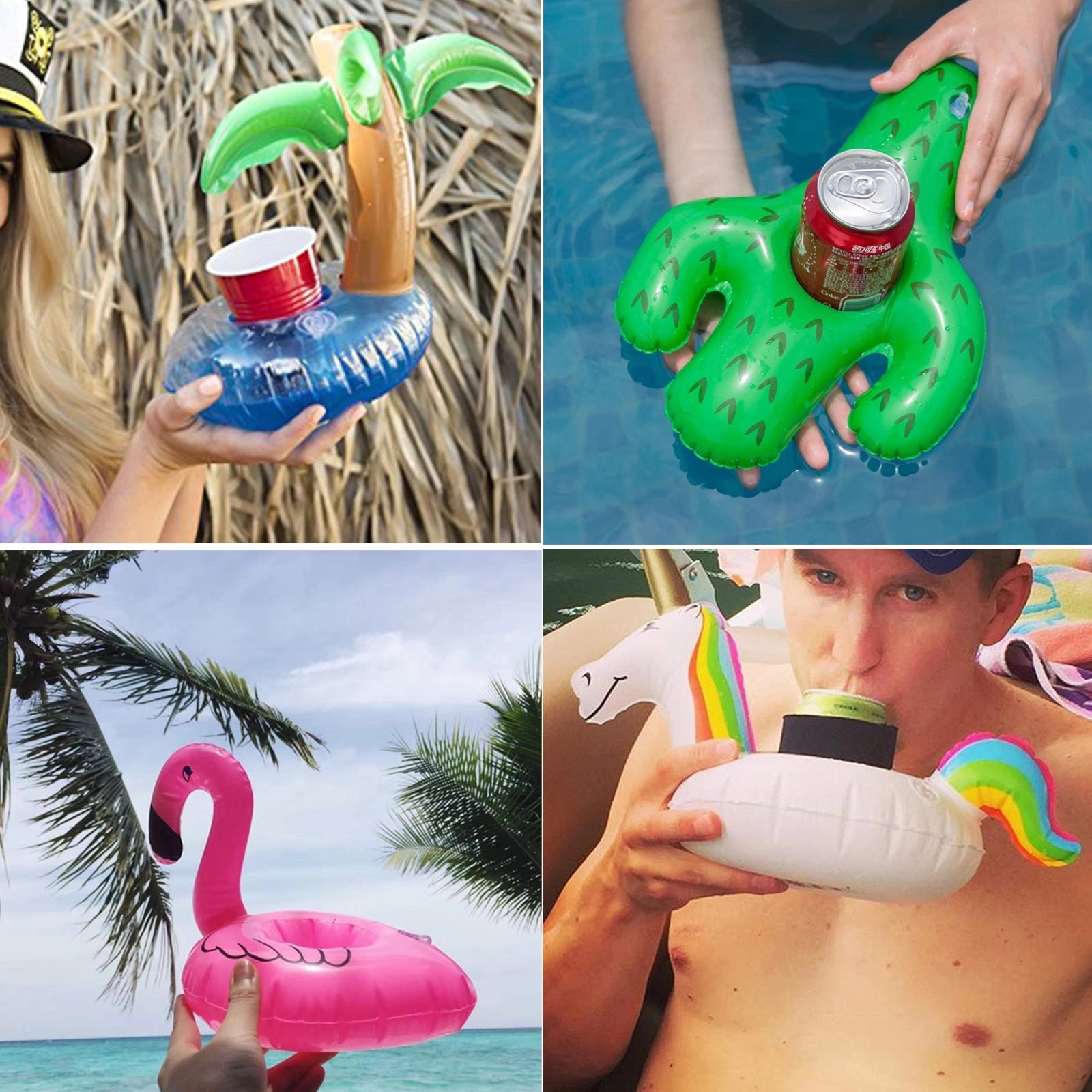 Inflatable Drink Floats Floating Cup Holders 3