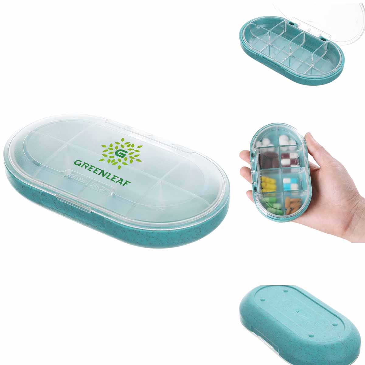 Plastic Medicine Box With Eight Compartments 2