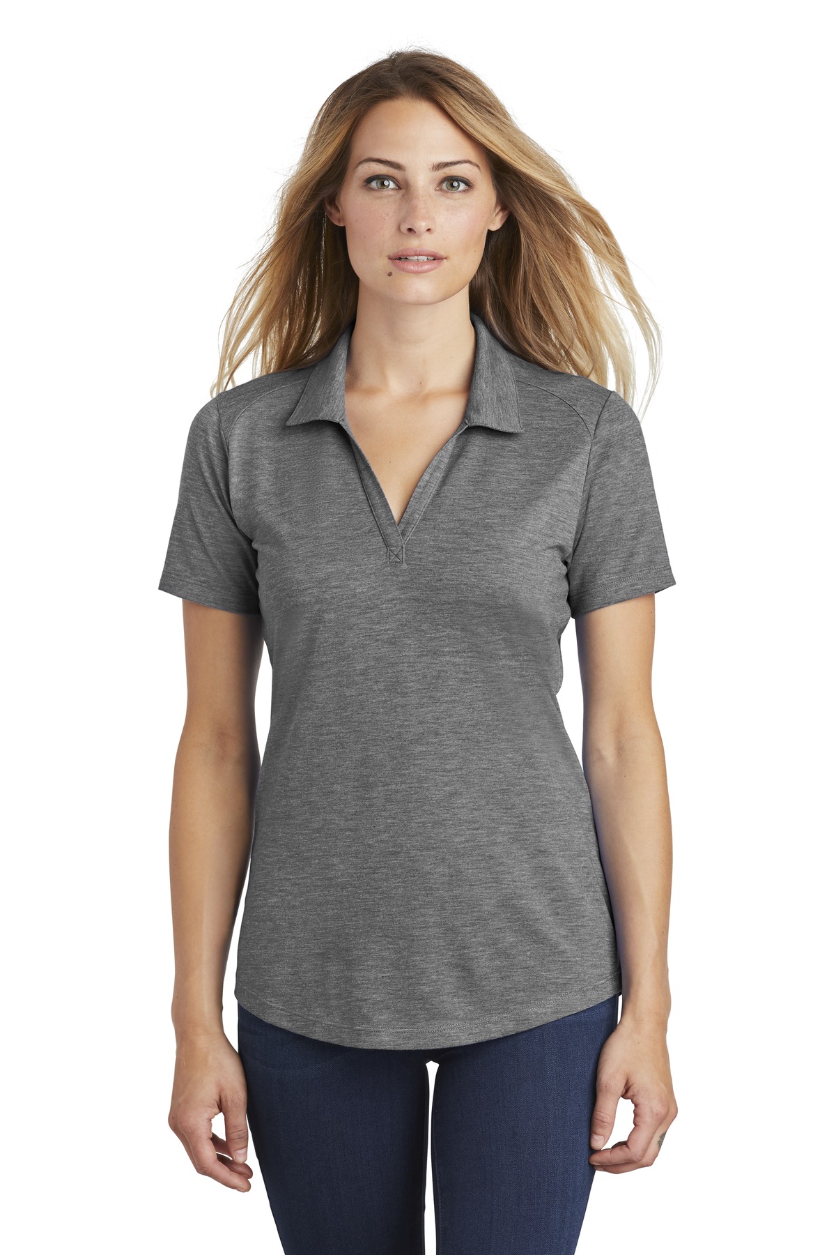 Sport-Tek® Women's PosiCharge Tri-Blend Wicking Polo 4