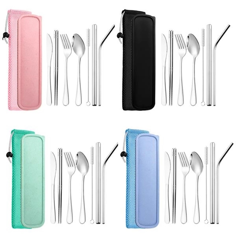 Portable Travel Camping Cutlery Set 6