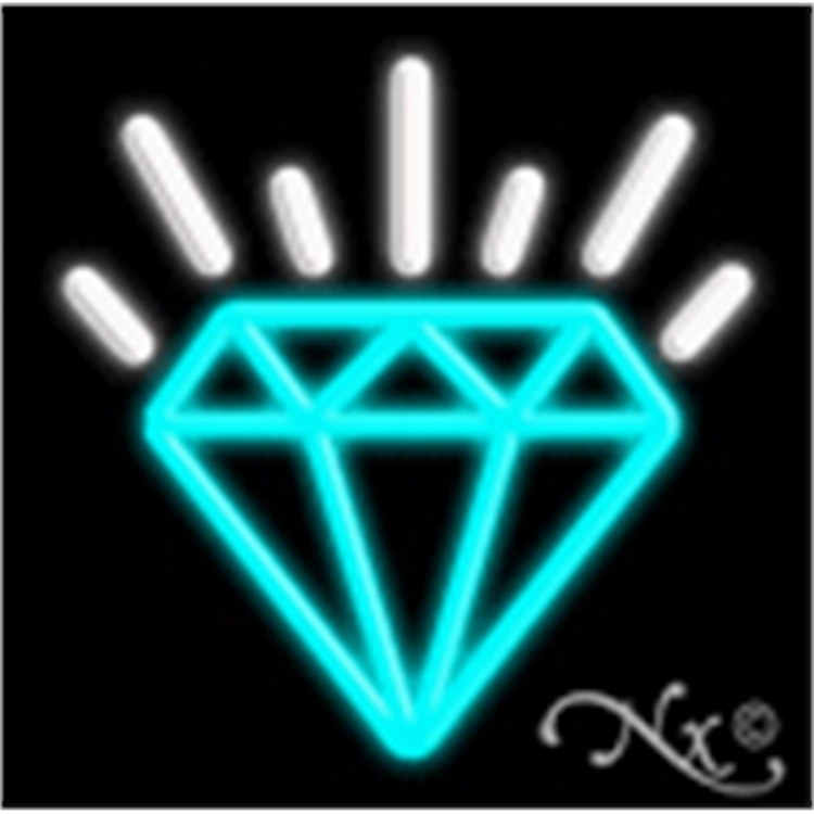 Diamond Logo Economic Neon Sign 2