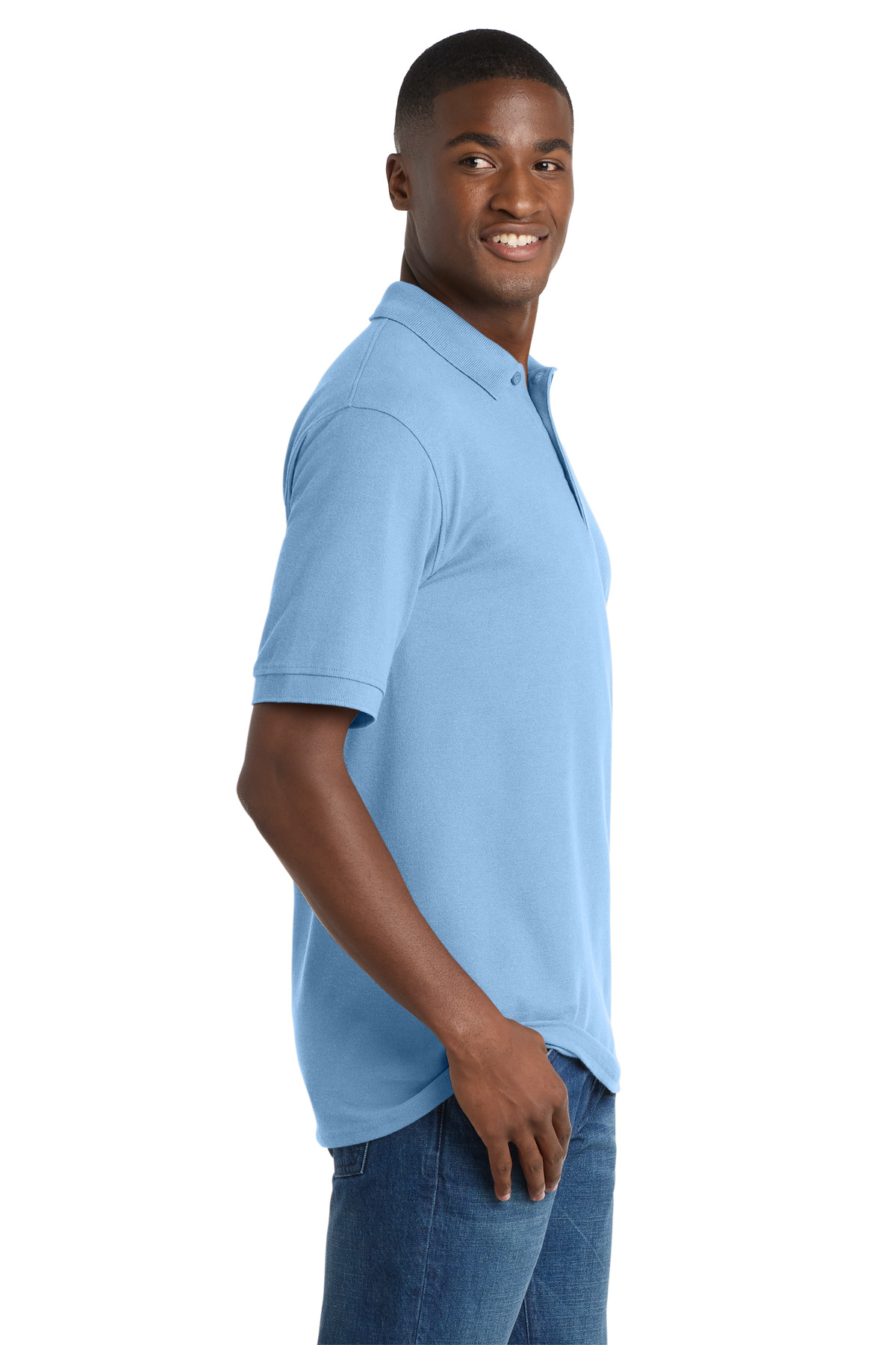 Port & Co Core Blend Pique Polo. KP155 90