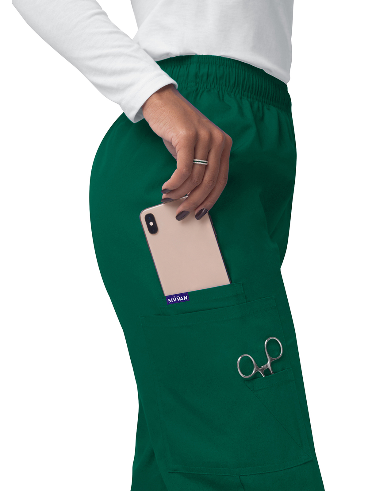 Adar - Sivvan - Women's Elastic Drawstring Cargo Pant 35