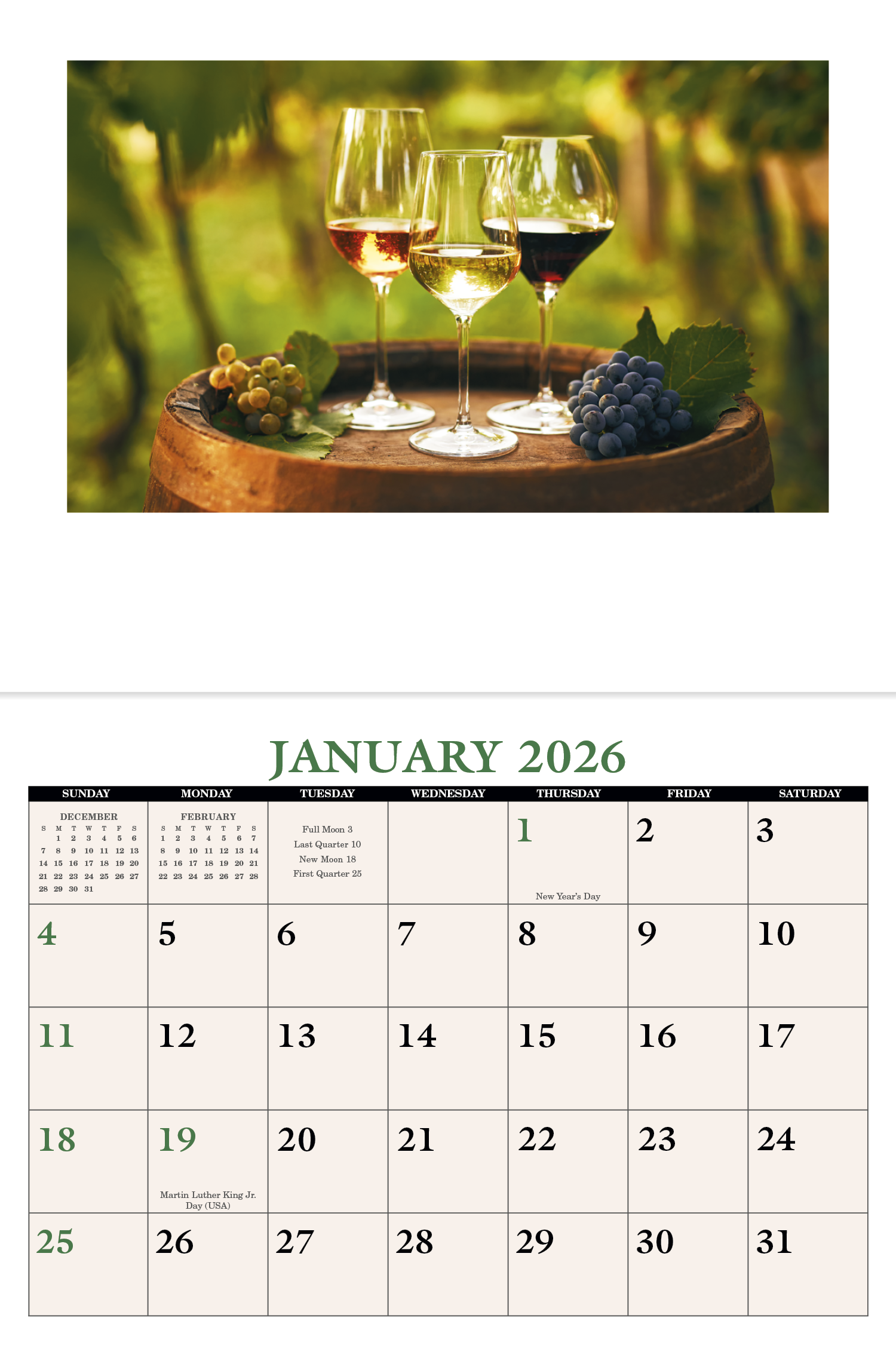 Triumph® Calendars Home Recipe Calendar 31