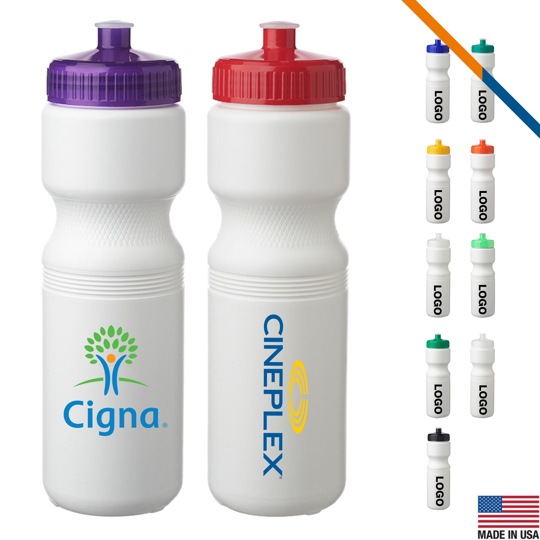 Sigman Plastic Water Bottle - 28 OZ. 3