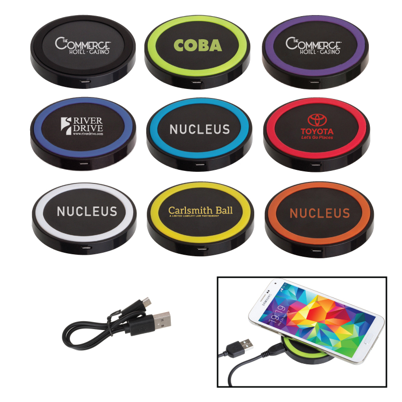 10w Black Qi Wireless Puck Smartphone Charging Pad 1
