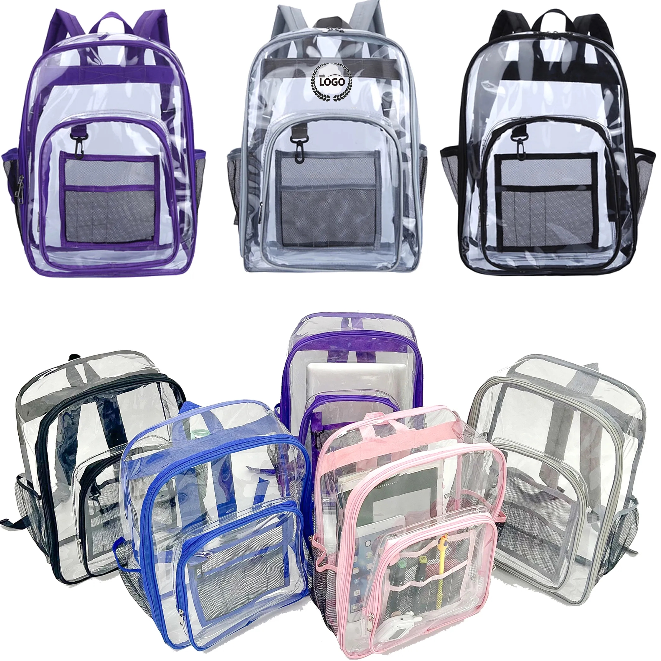 PVC See Through Backpacks