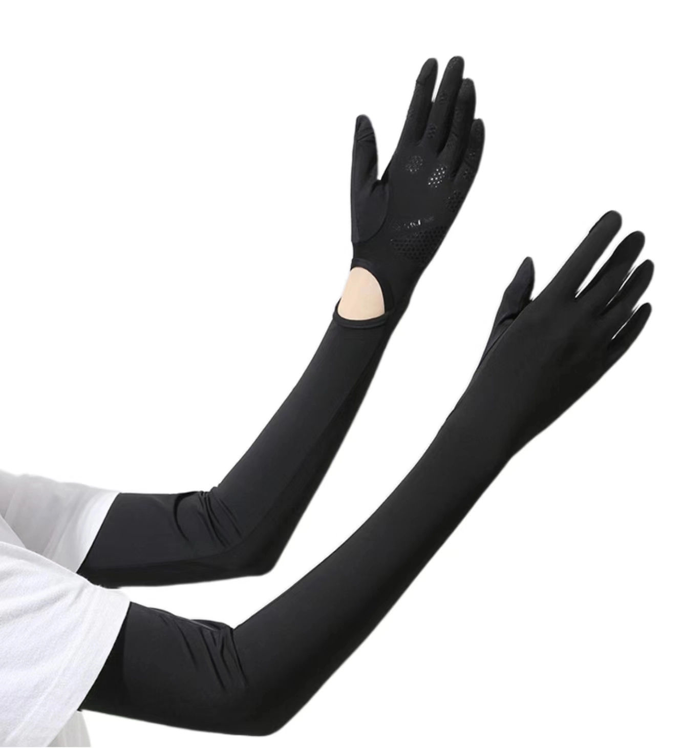 Sun Protection Sunscreen Arm Ice Silk Cooling Sleeves 8