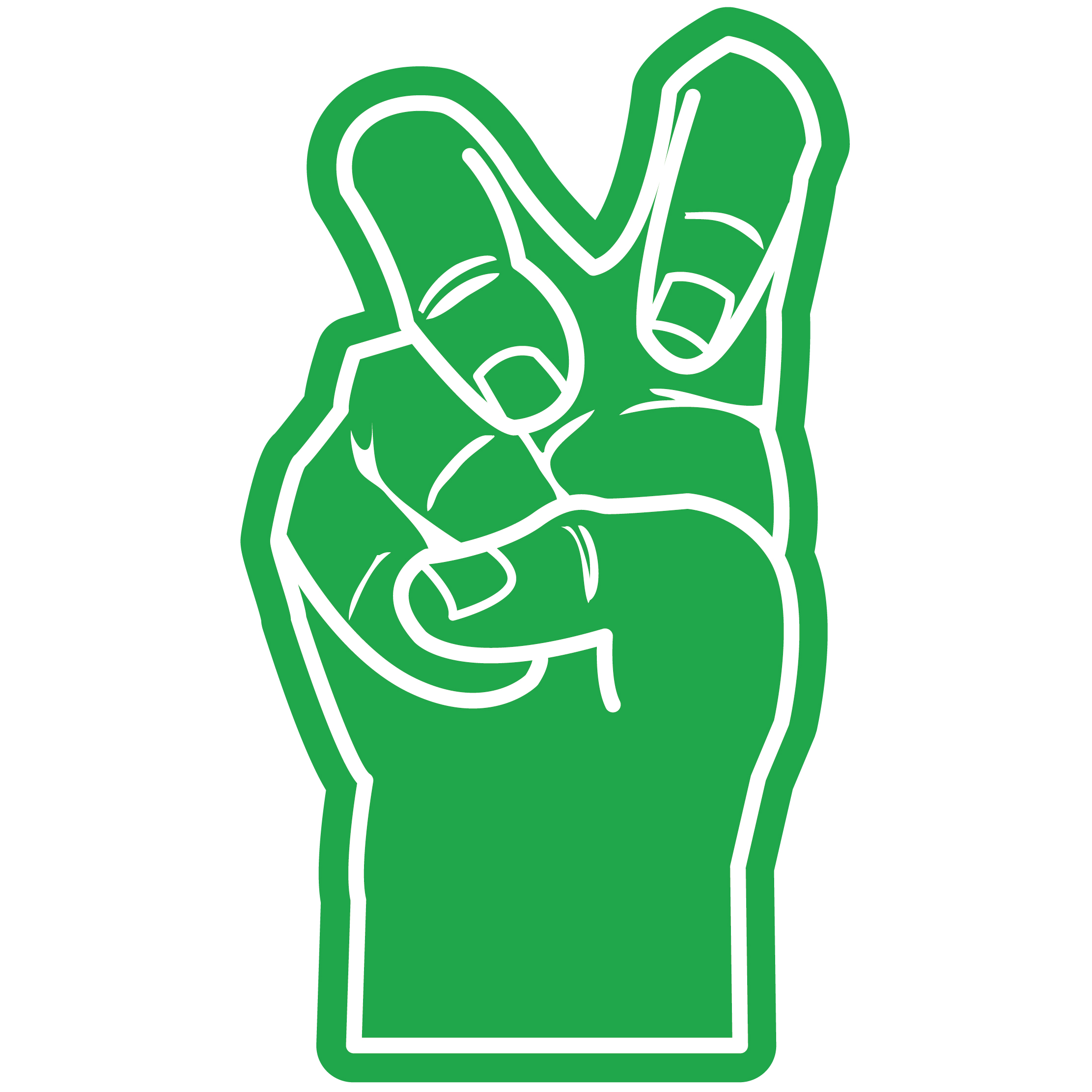 Bent Finger Frog Hand 4