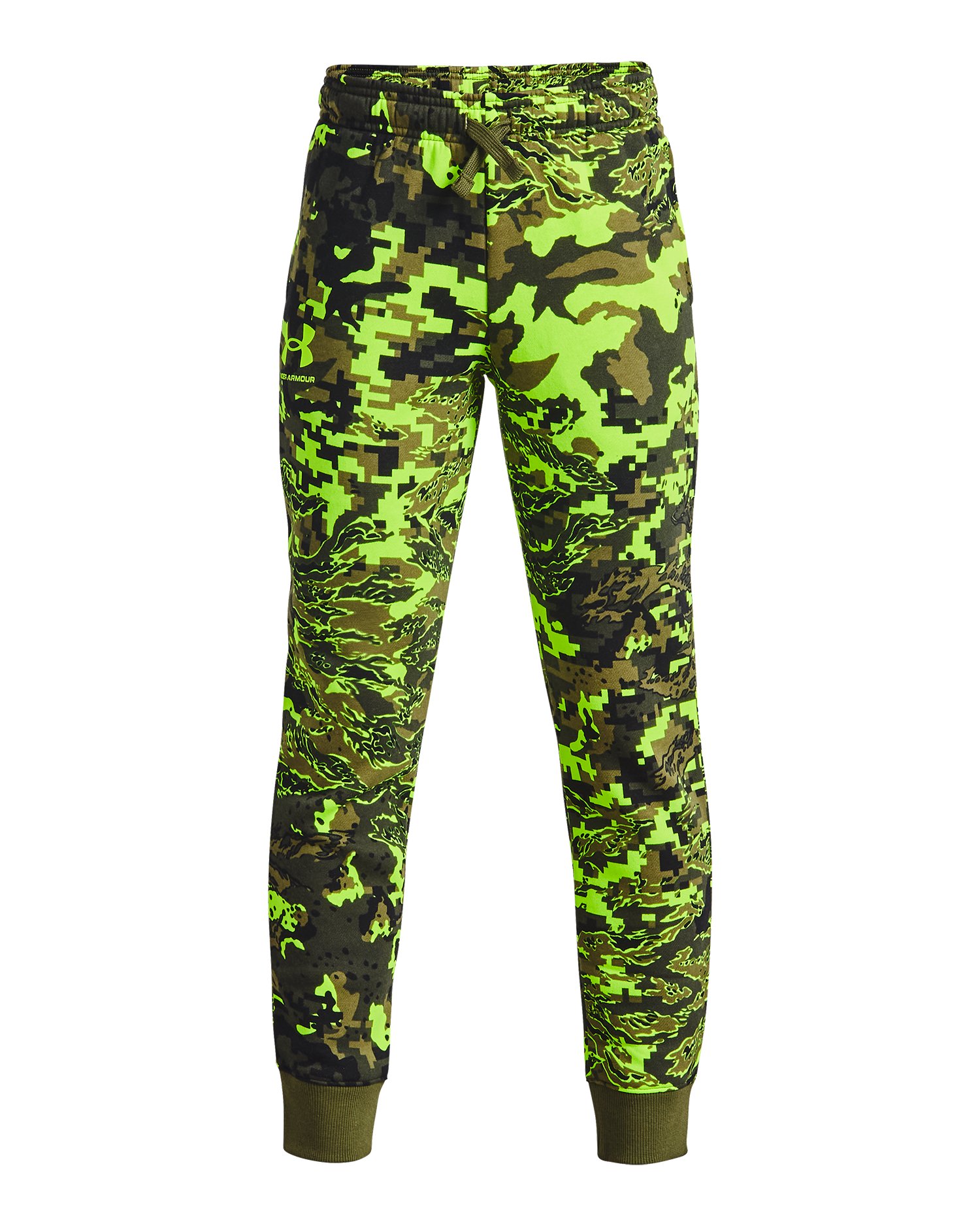 UA Rival Fleece ABC Camo Boys' Joggers 6