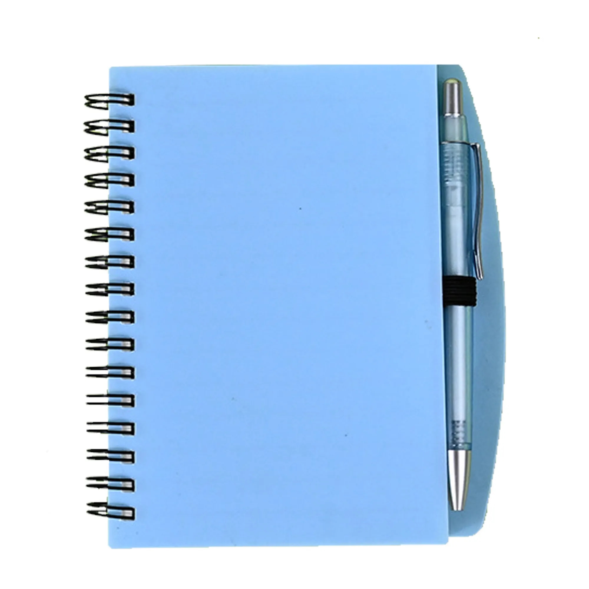 A5 Spiral Notebook with Pen Colorful Soft Cover Lined Loos 1