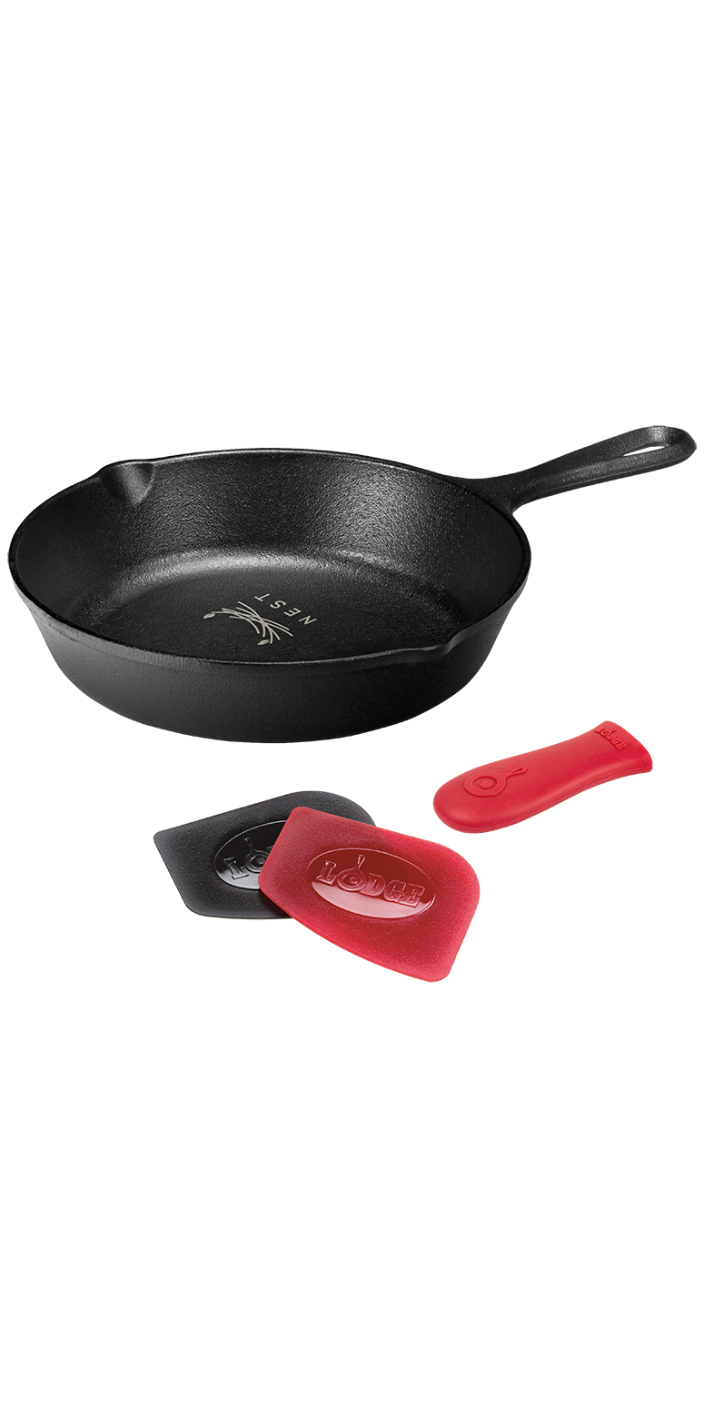 Lodge® 8" Cast Iron Starter Gift Set 4