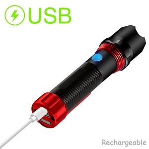 Alloy 4 In 1 Lighter With Flashlight Dual Electric Arc Jet Fire 5