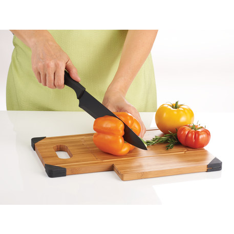 Bamboo Cutting Board with Knife 29