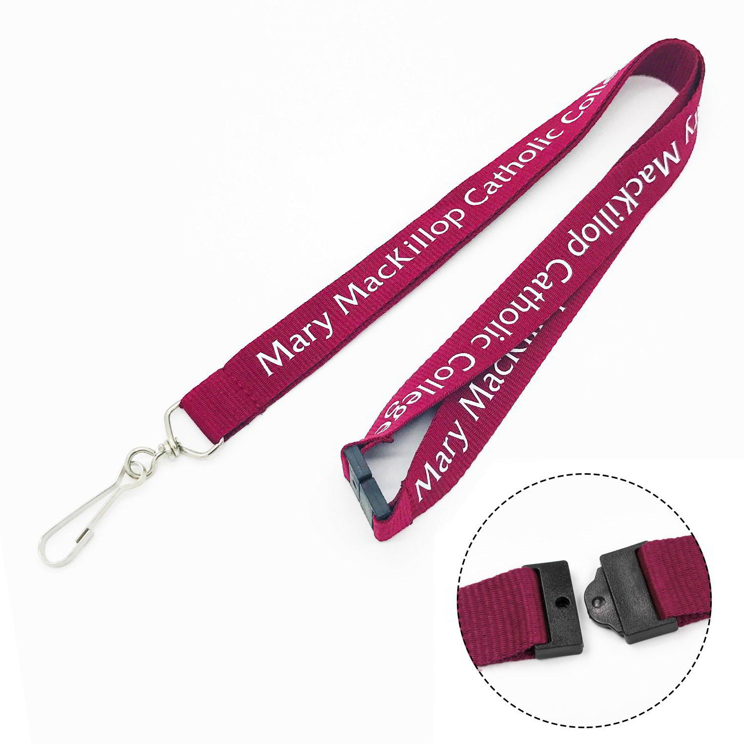 5/8" Polyester Lanyards with Safety Breakaway 28