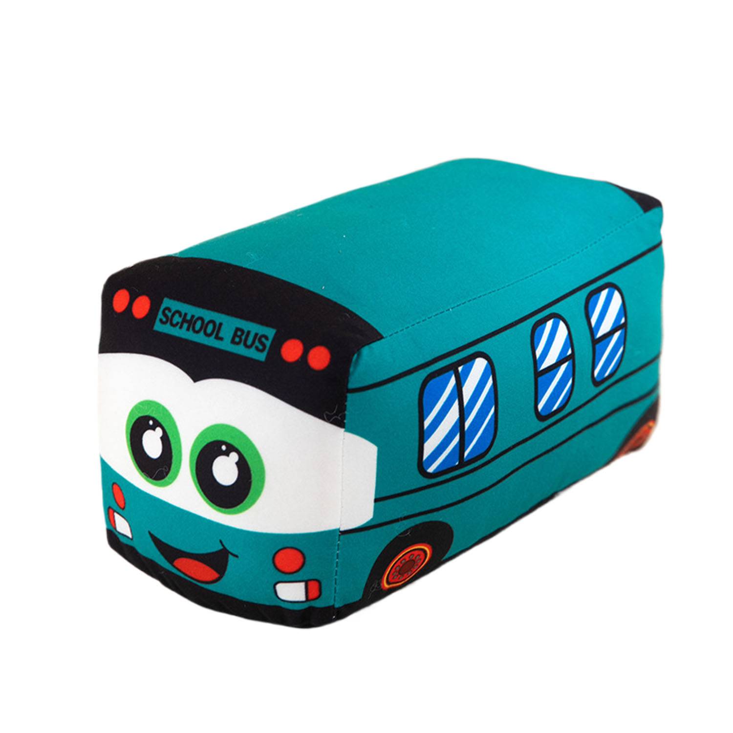 Soft Durable Removable Cover PP Cotton Plush Bus Doll 4