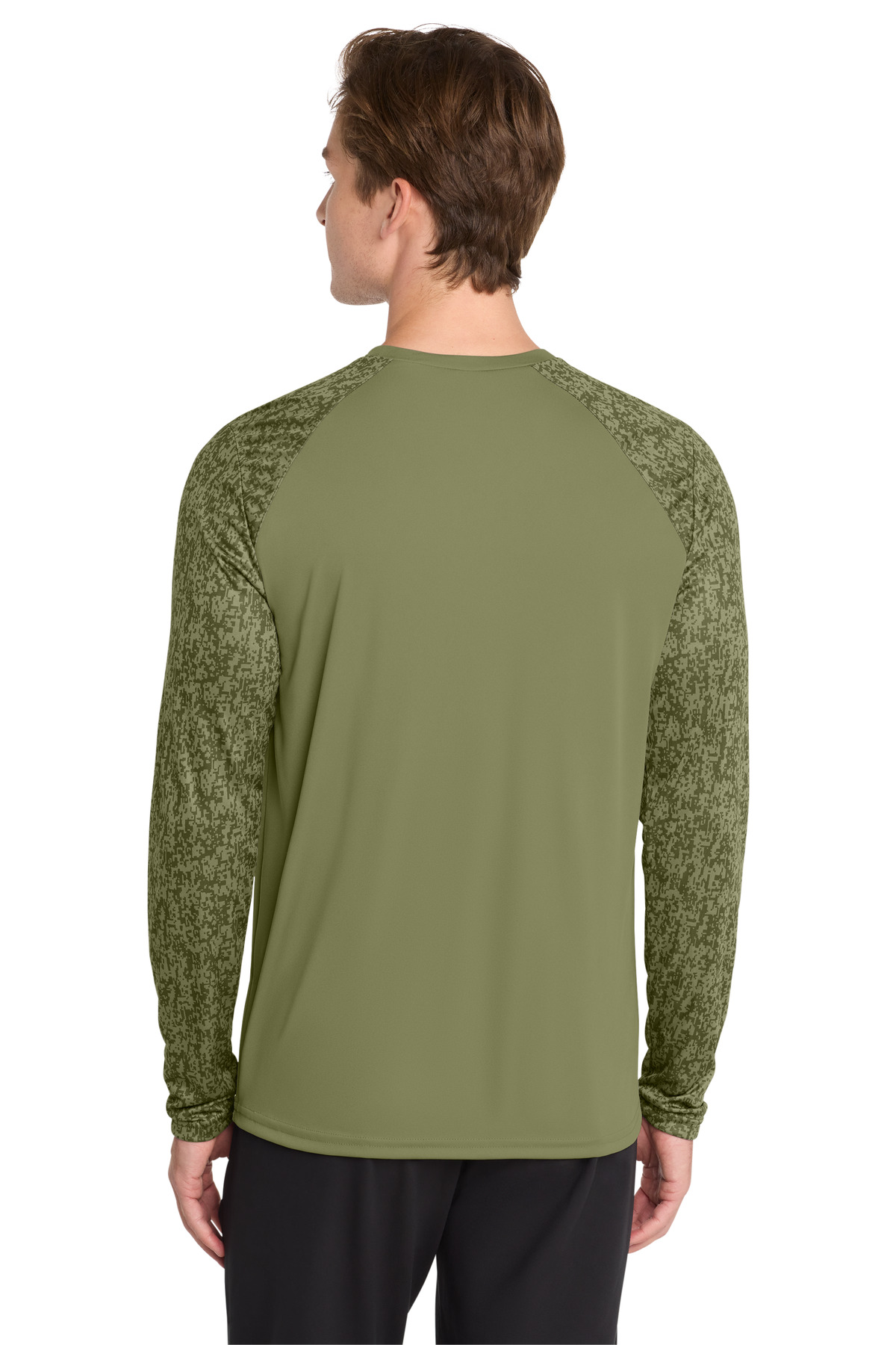 Sport-Tek Long Sleeve Digi Camo Tee. ST460LS 6