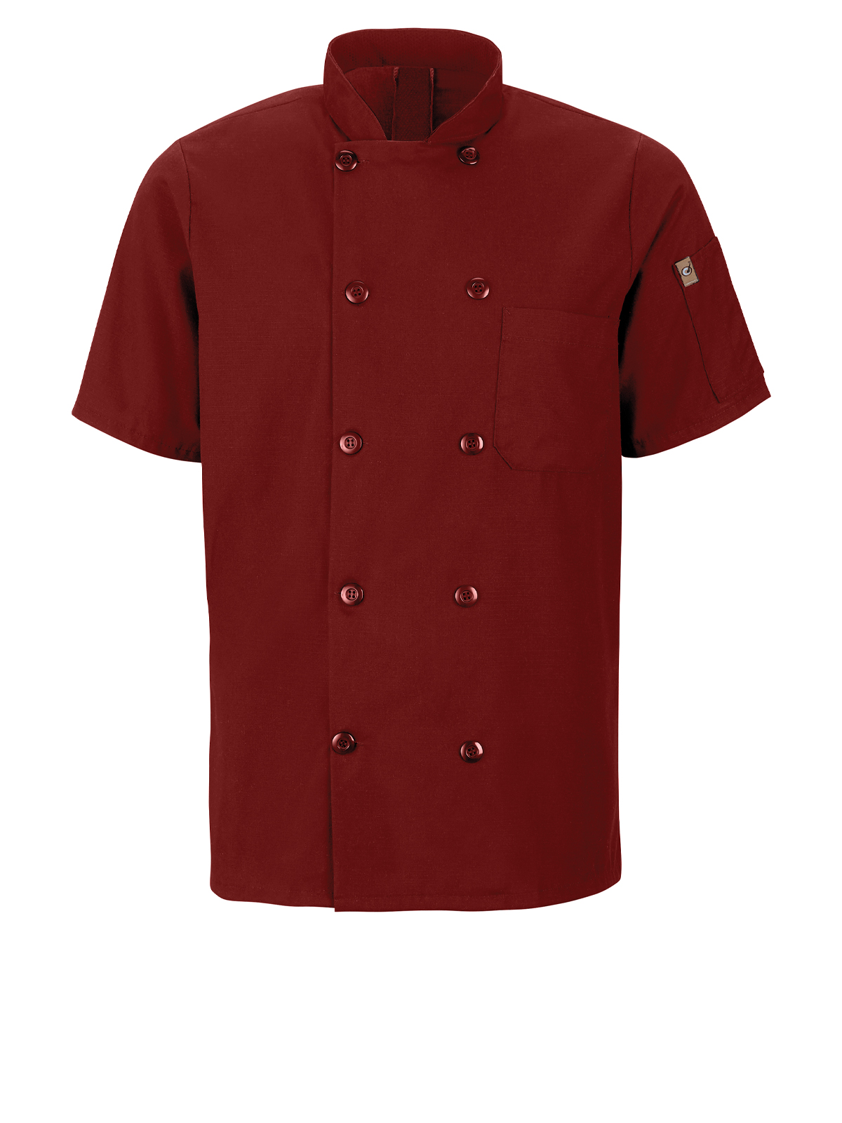 Red Kap Culinary - Men's Short Sleeve 29.5" Chef Coat with OilBlok + MIMIX™