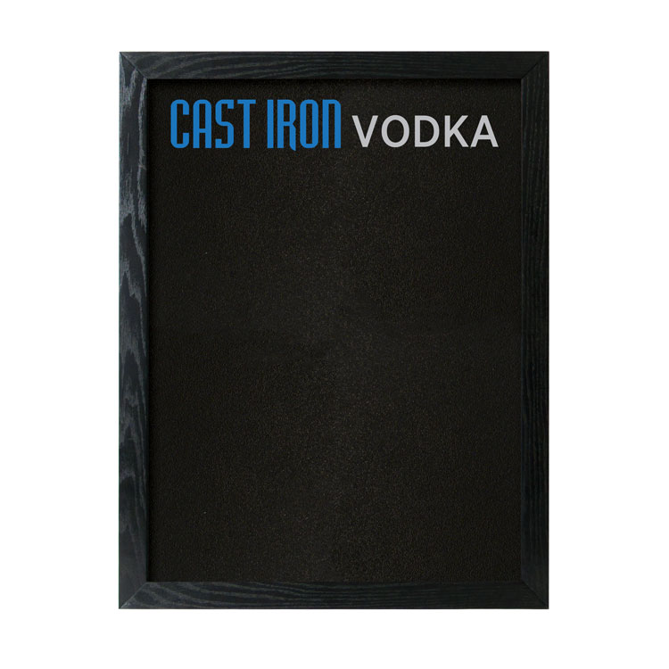 Oak Frame Wall Chalkboard - 23"w x 30"h 3