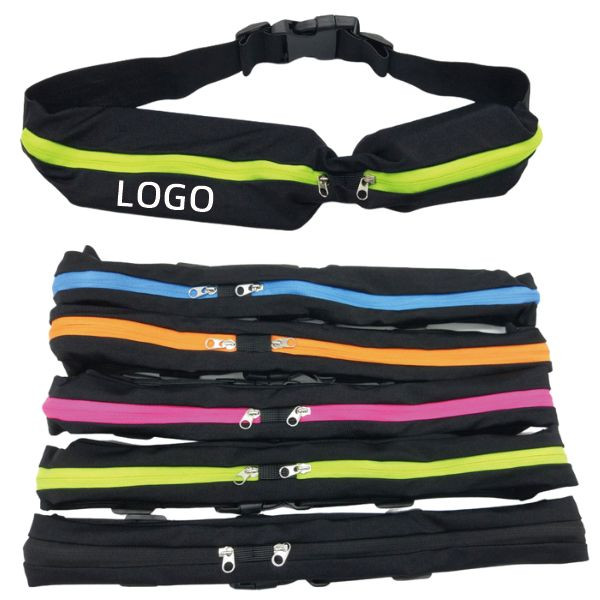 Fanny Pack W/ 2 Zipper Pockets 2