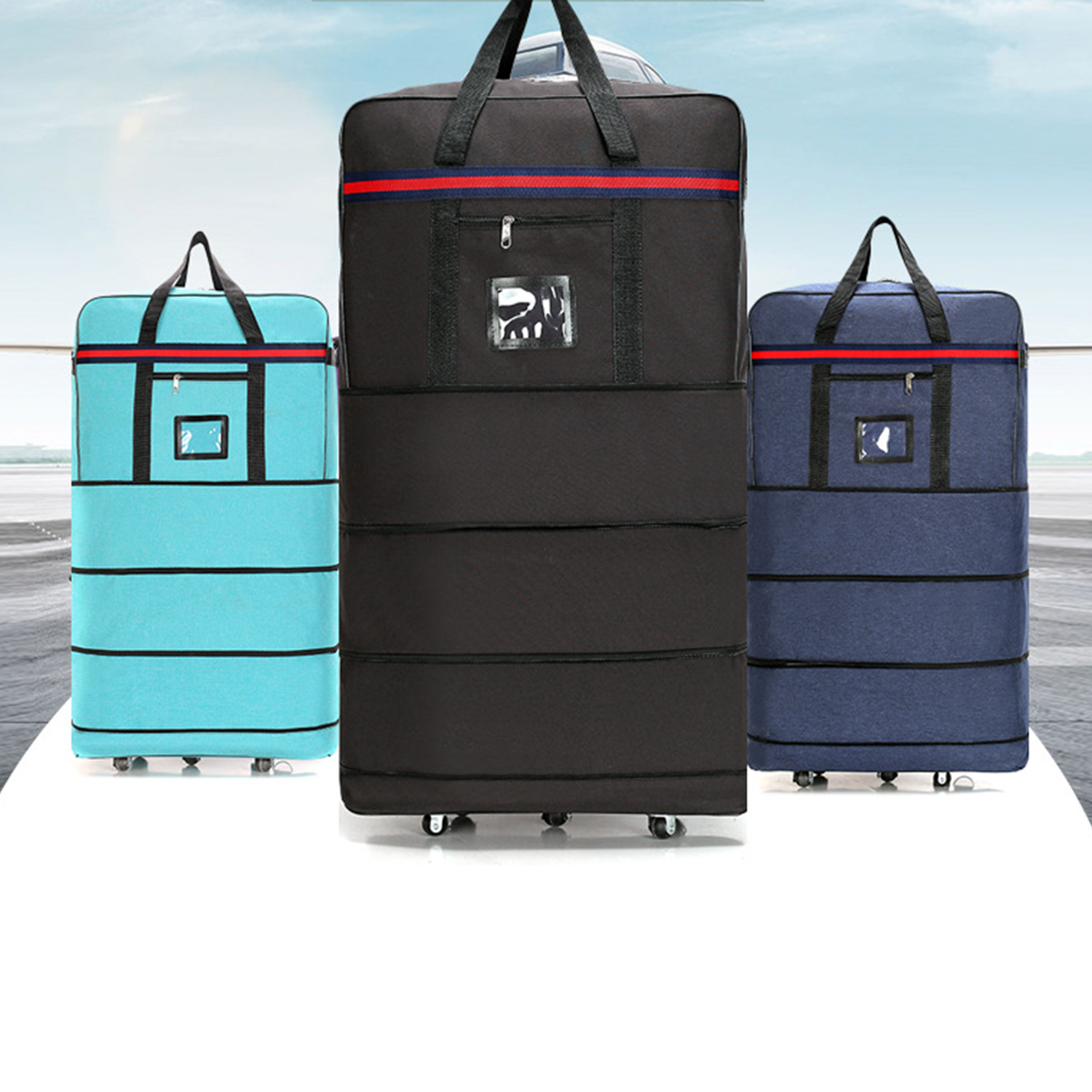 Wheel Rolling Duffle Bag for Travel 4