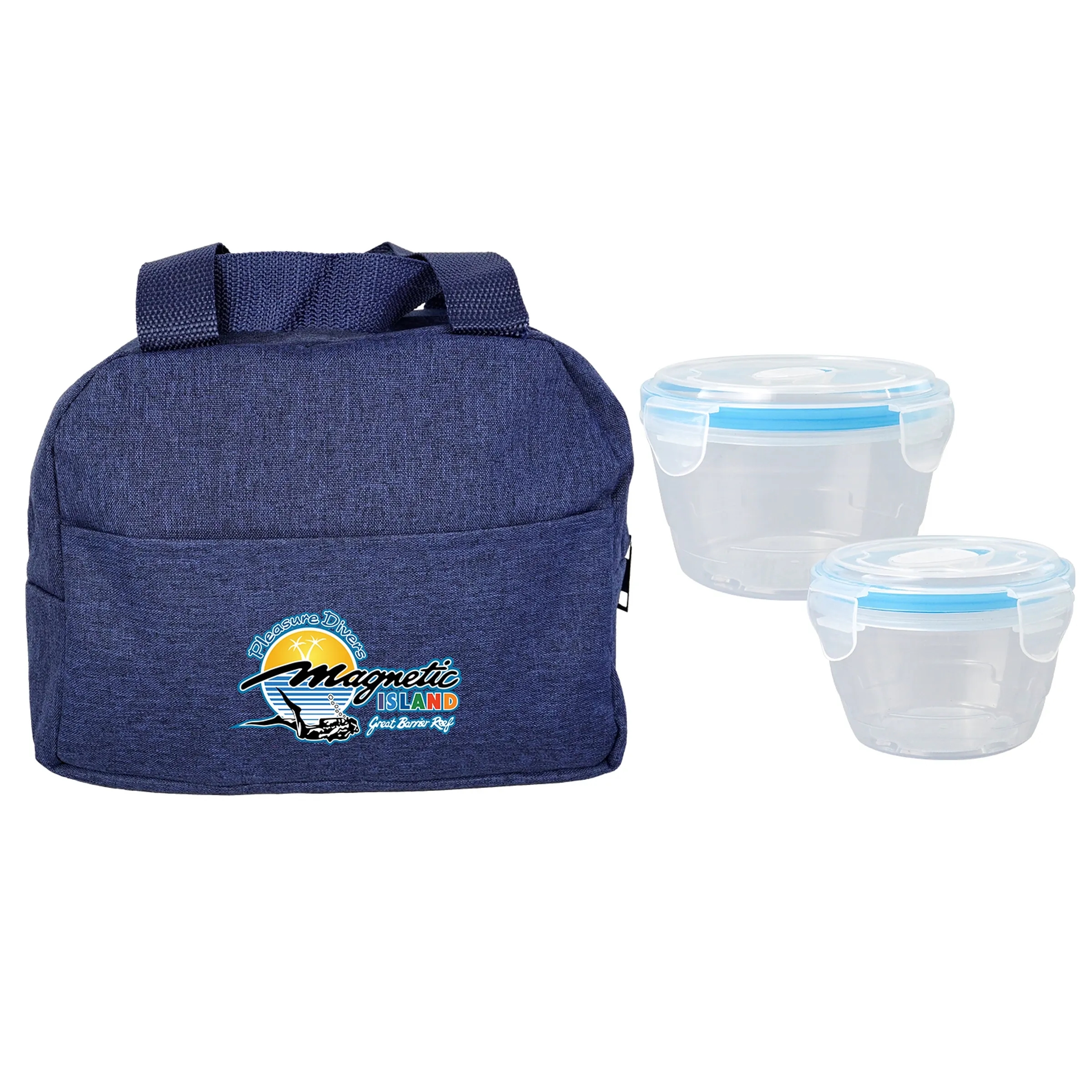 NESTED HEATHERED LUNCH COOLER 4
