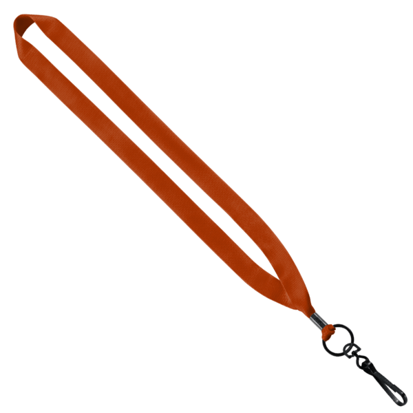 3/4" Polyester Lanyard with Metal Crimp & Swivel Snap Hook 11