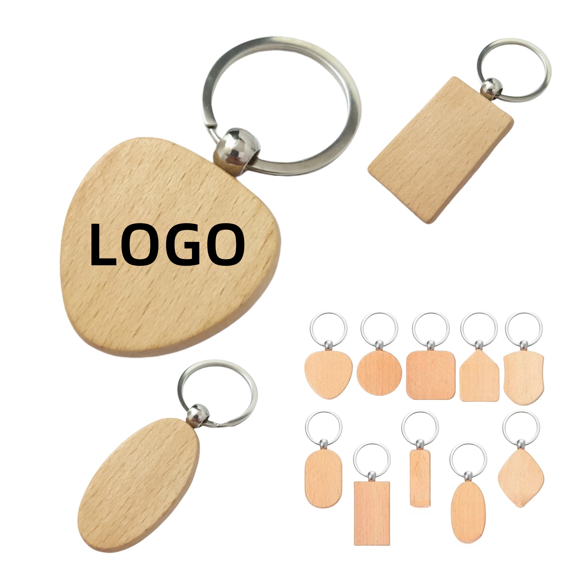 Wooden Key Ring 1