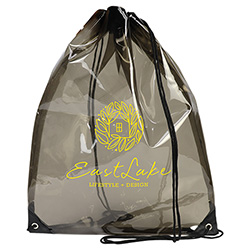 Diamond Clear TPU Drawstring Backpack 19