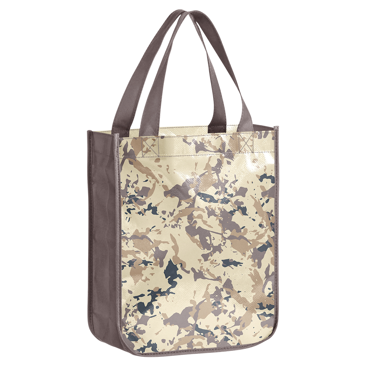 Custom 105gsm Laminated Tote Bag with Round Corner (12'' L x 16'' W x 6'' H) 8
