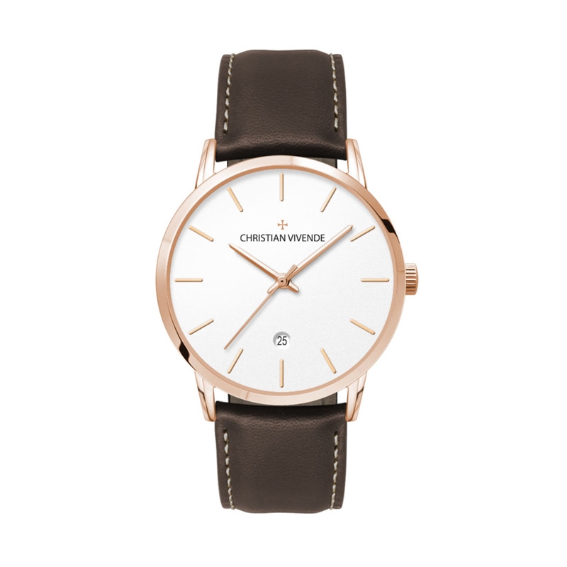 39MM, SS, SLIM RG CASE,  3-HAND MVT