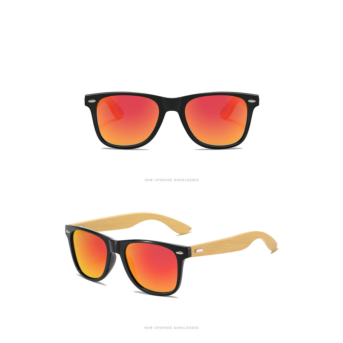 Bamboo Retro Sunglasses 5