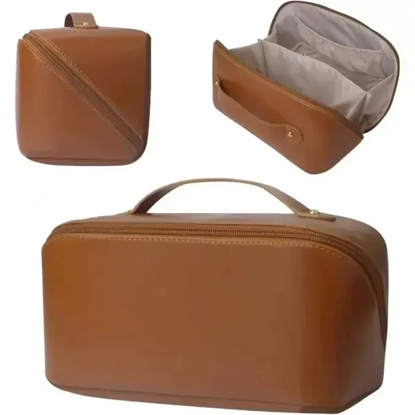 High-Capacity PU Makeup Bag 3